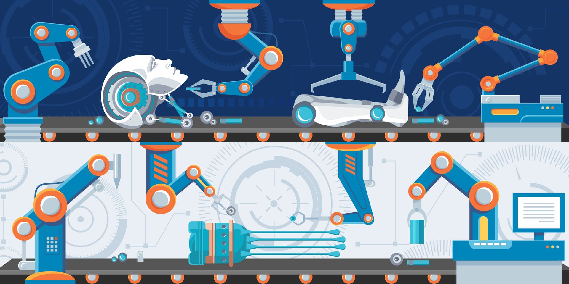 Engineering & manufacturing illustration